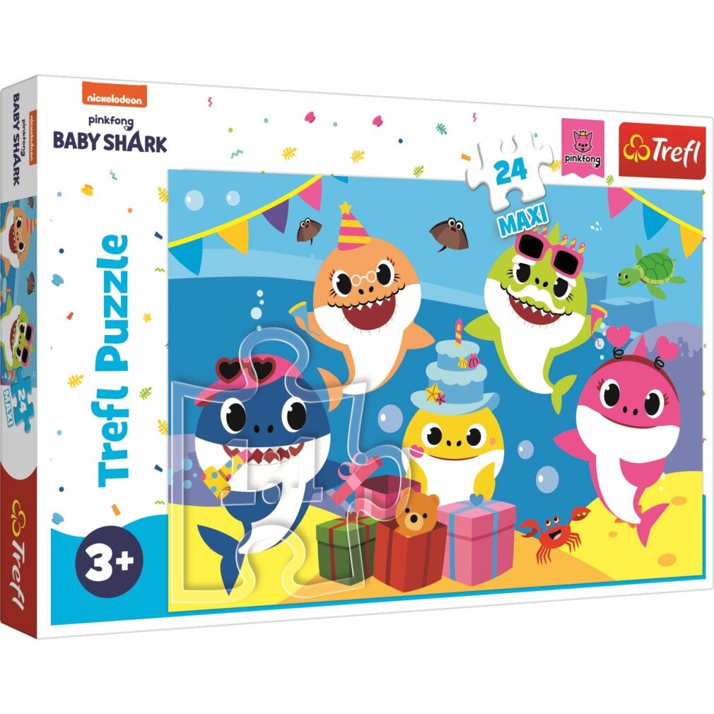 trefl Puzzle Baby Shark: Celebration maxi 24 pezzi
