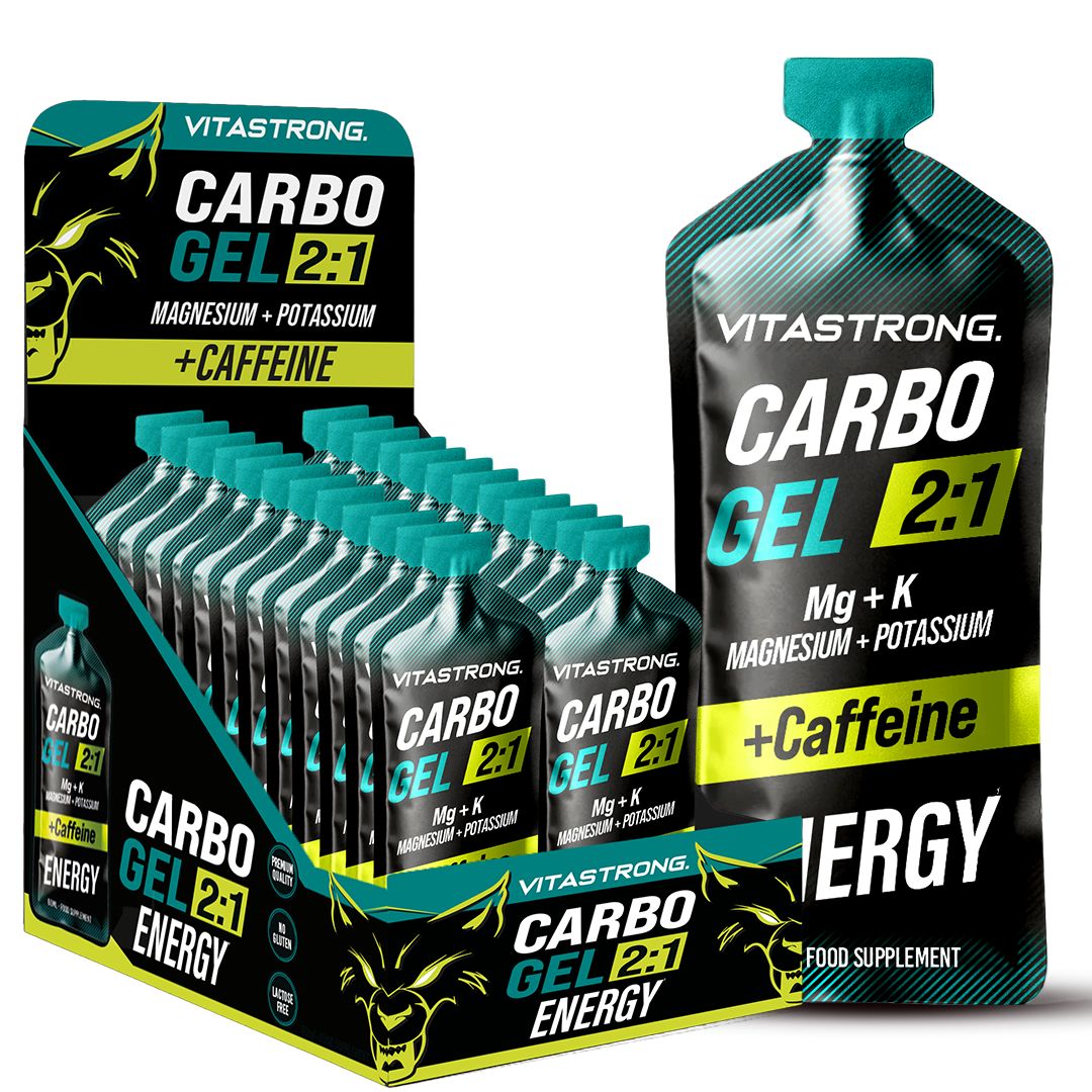 Vitastrong Carbo Gel 2:1 + Caffeina - Energia rapida e supporto resistenza
