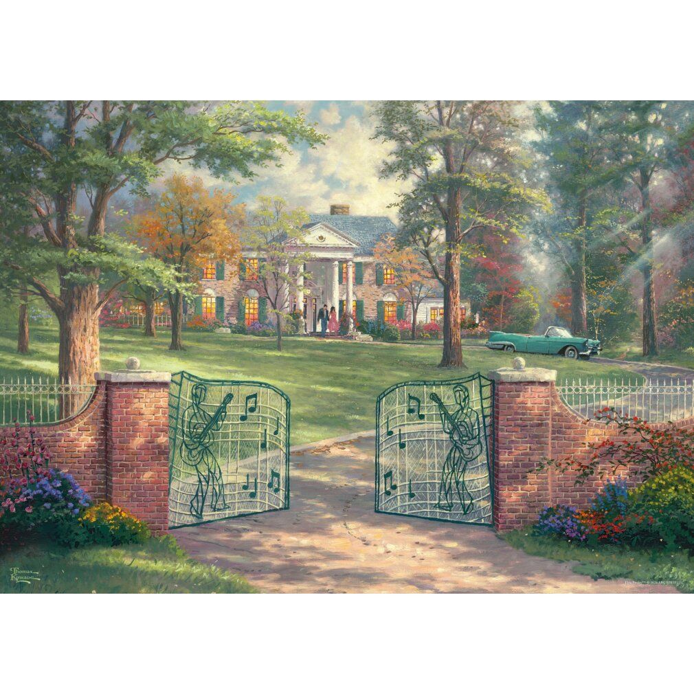 Graceland 50th Anniversary, puzzle Thomas Kinkade 1.000 pezzi