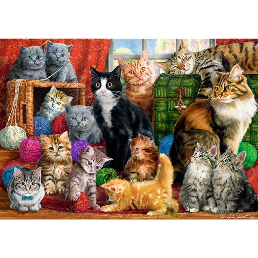 Puzzle 1000 pezzi gatti