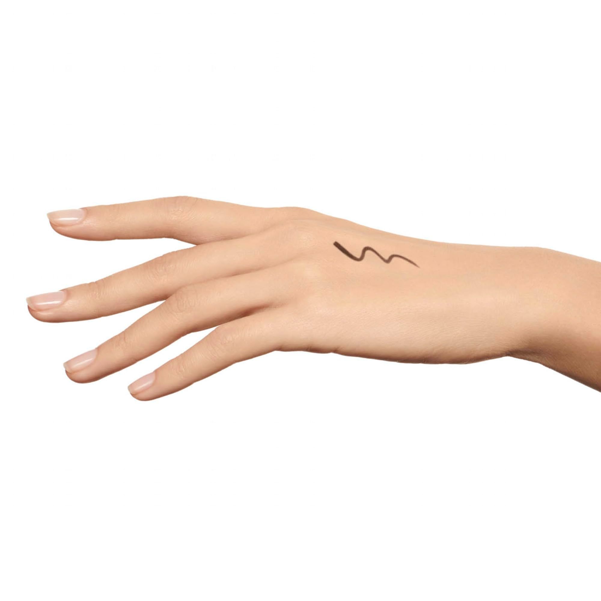 Mano con tratto scuro sulla pelle. Il tratto è ondulato.