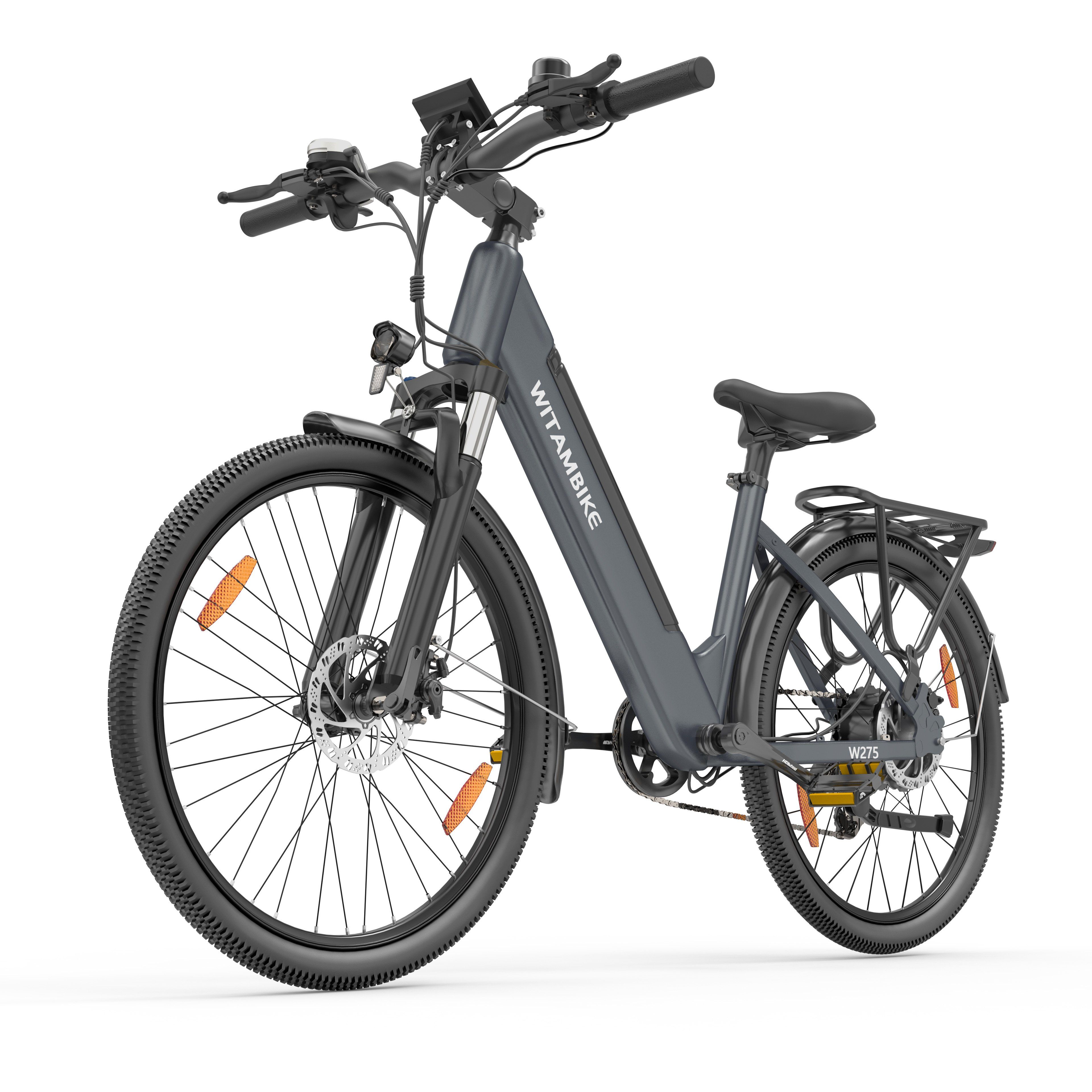 WITAMBIKE W275 Bicicletta elettrica da pendolare, 36V 13AH, pneumatici 27,5" x 2.10