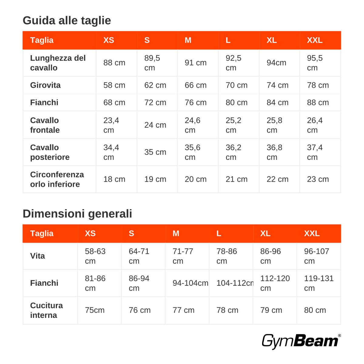 GymBeam Leggings donna Limitless Black a vita alta
