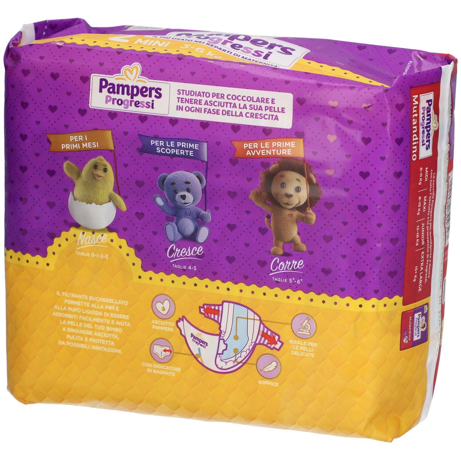 Pampers Progressi 2 Minin 3-6 kg