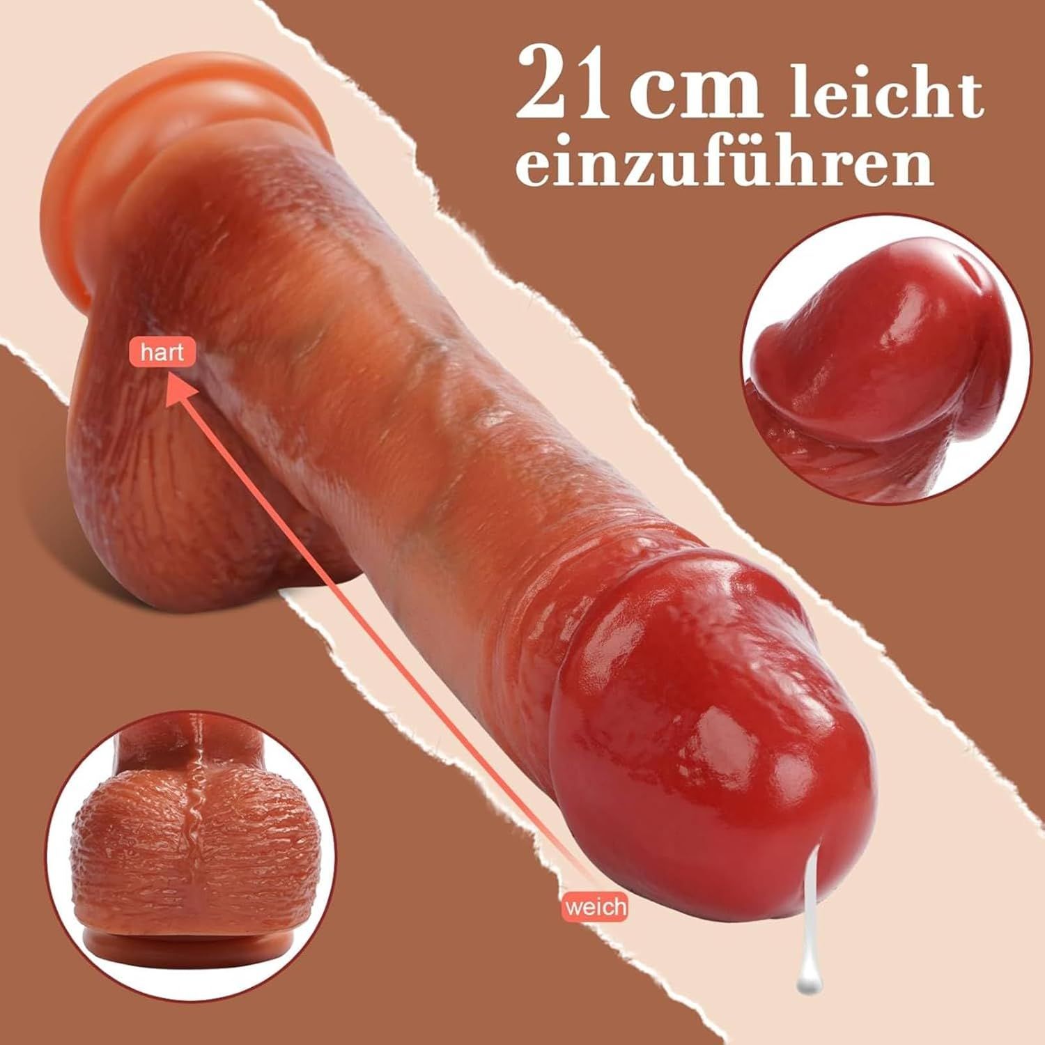 HIVEFUN Vibratore dildo, accessorio intimo