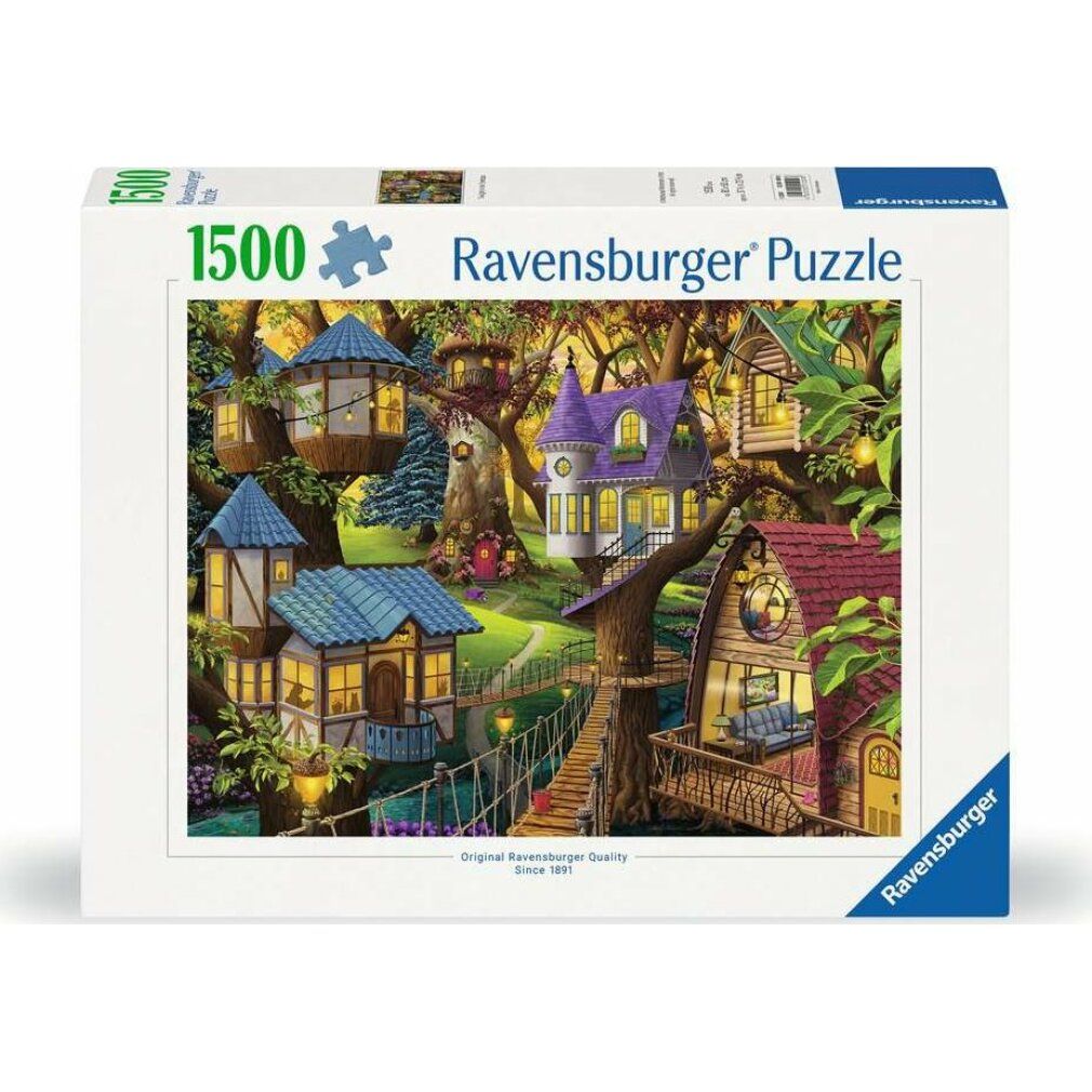 ravensburger dämmerung in den Baumkronen puzzle 1500 pezzi