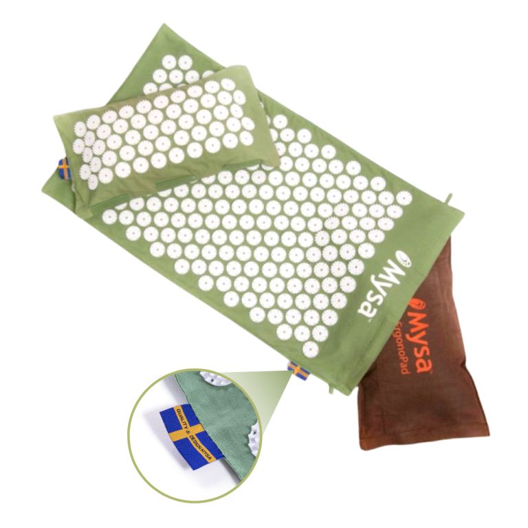 Ergono Mysa Duo - Set d'agopressione Ergonomico e riscaldabile al 100%