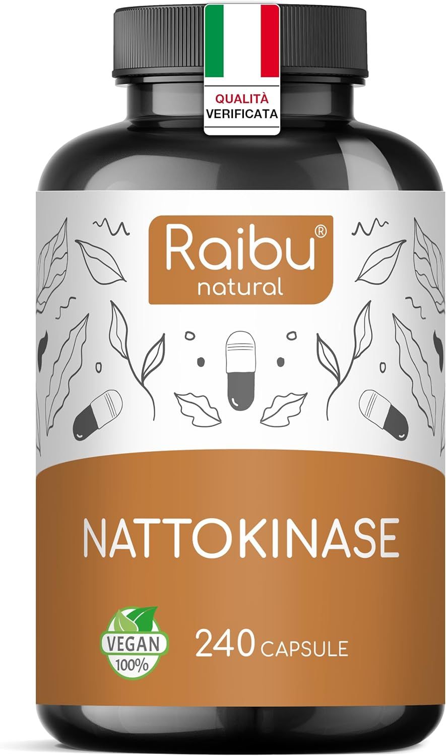 Nattokinase Capsule 100mg Alto Dosaggio - RAIBU