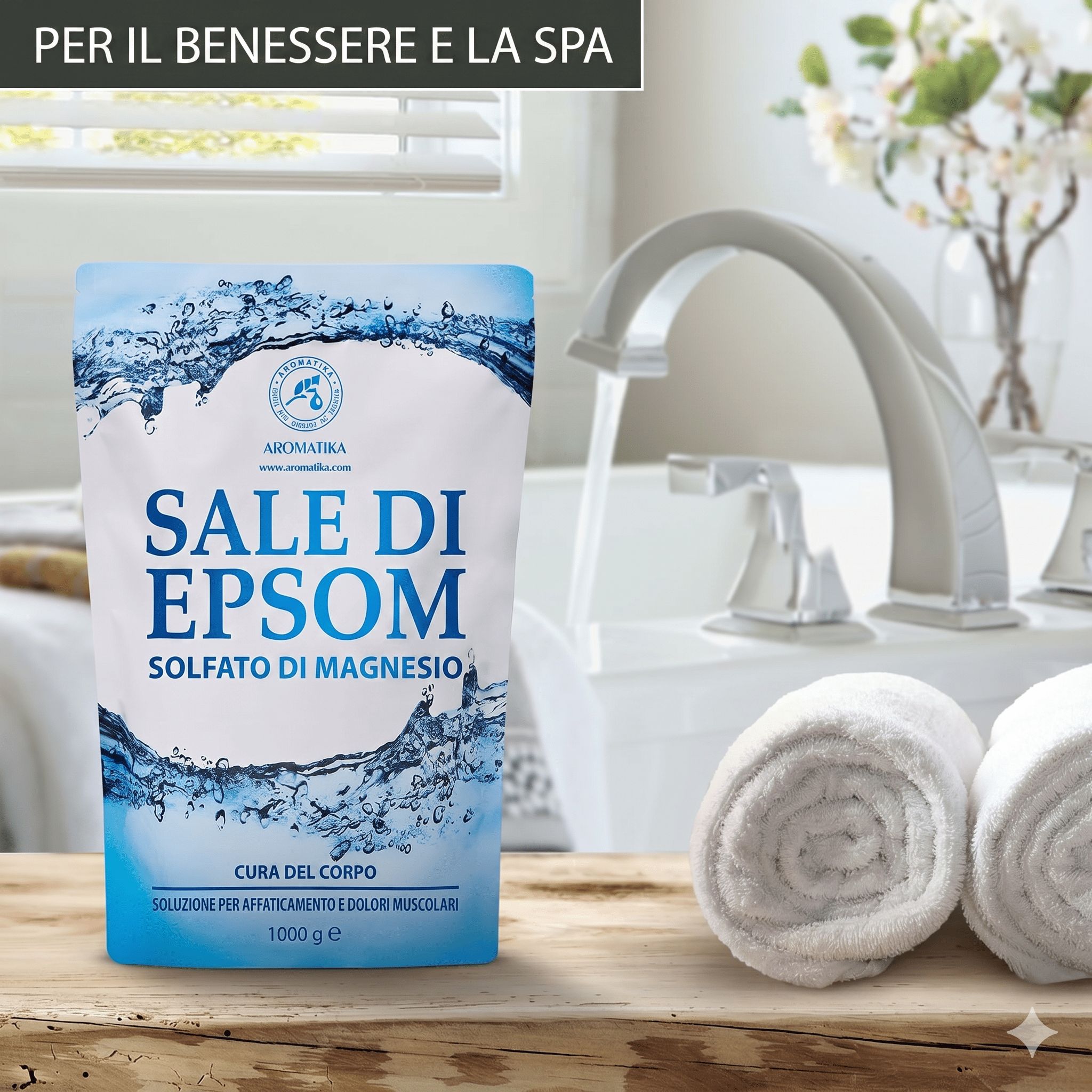 Sale di Epsom AROMATIKA – sale da bagno