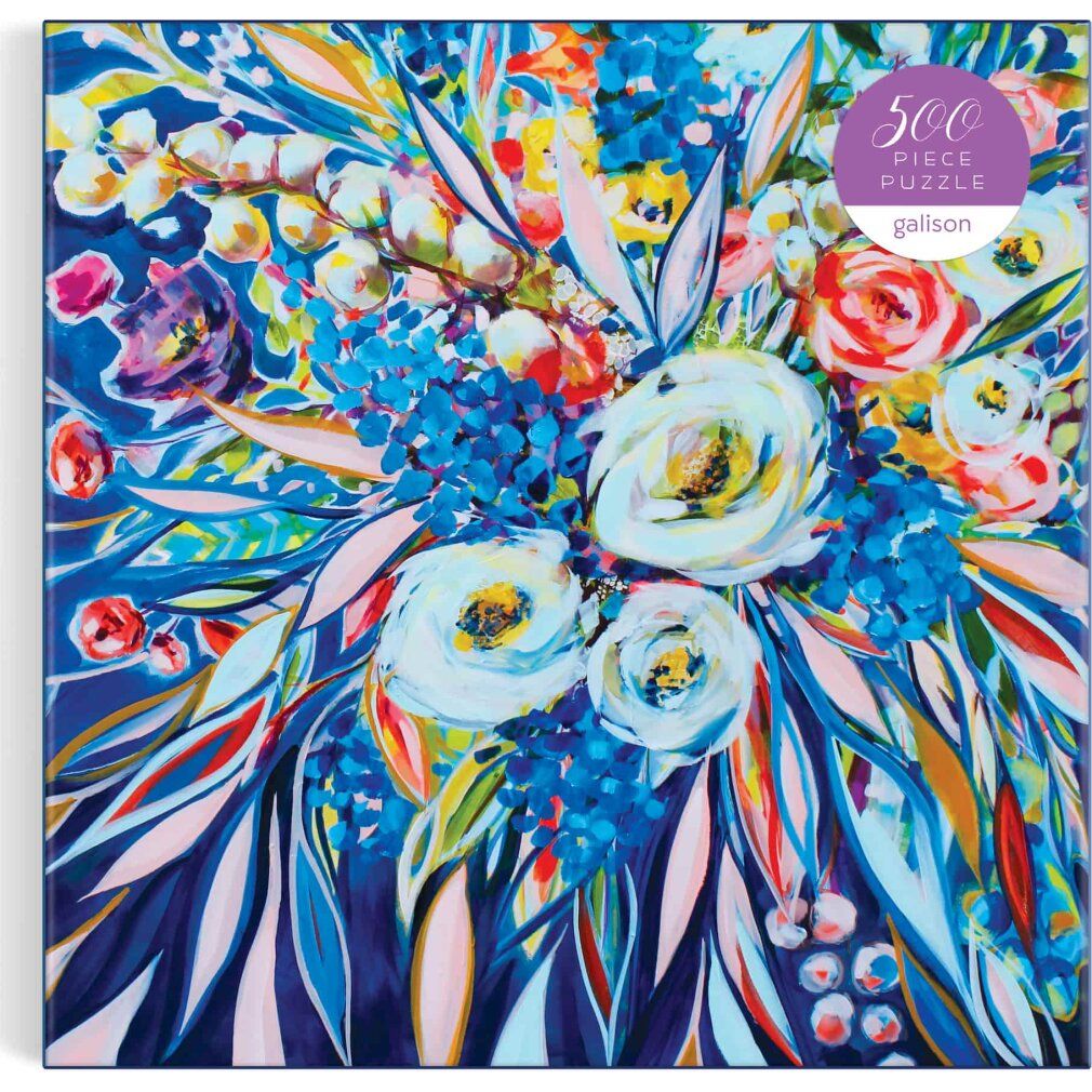galison Puzzle quadrato Fiori d'arte 500 pezzi