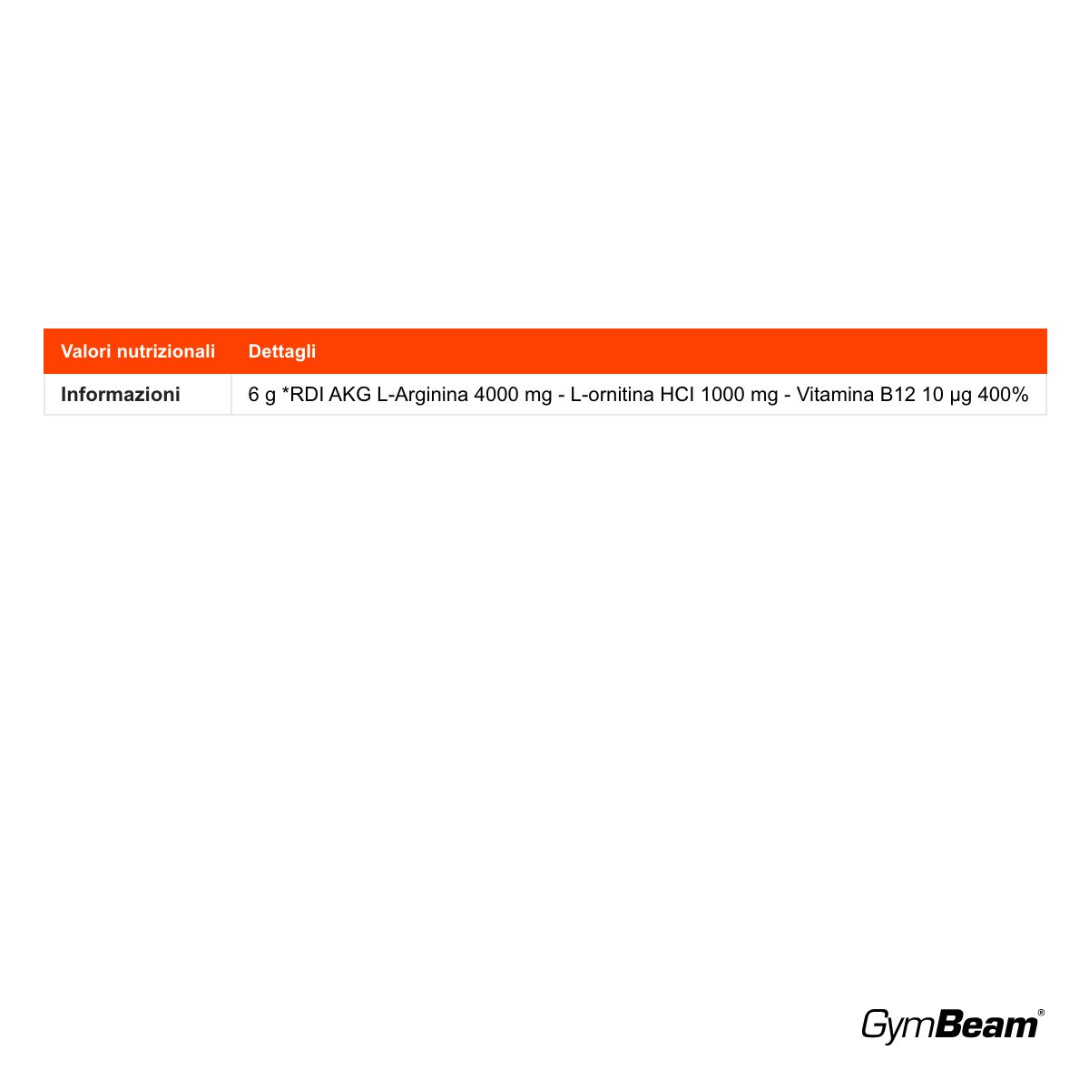 GymBeam Arginina + Ornitina aminoacidi polvere, Lemon - Lime