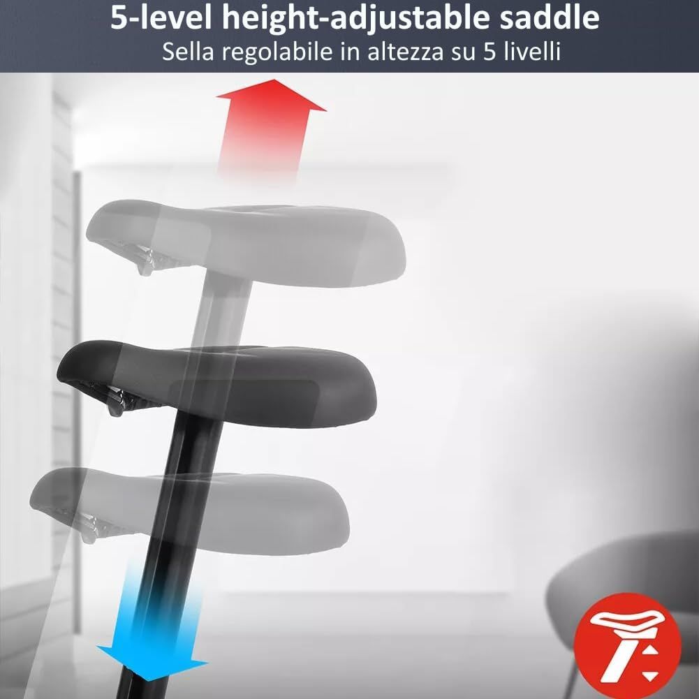 FFitness Cyclette Da Casa Bicicletta da allenamento Indoor con Display LCD FF