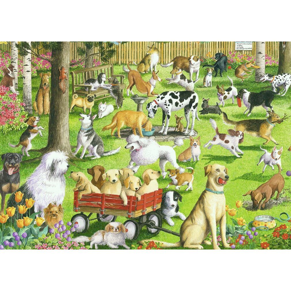 ravensburger Puzzle del parco per cani xxl 500 pezzi