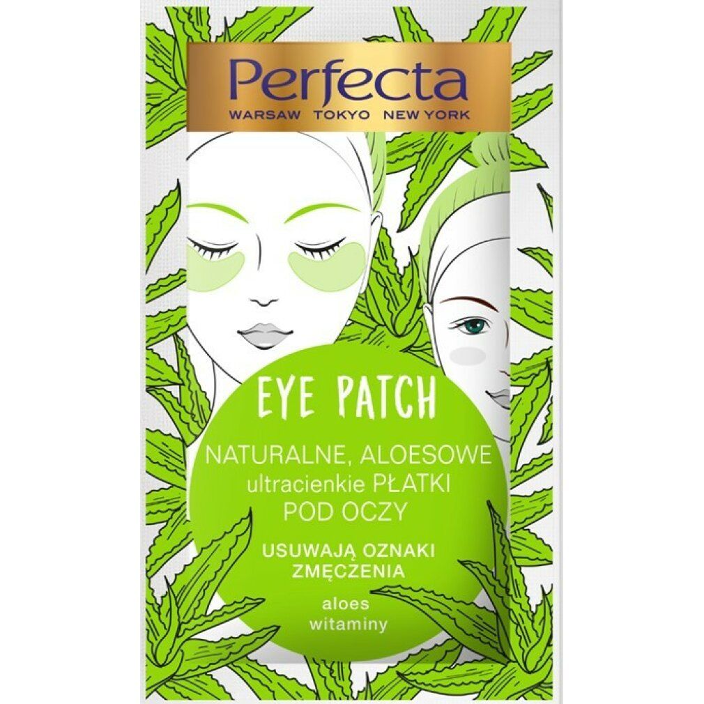Perfecta Cerotti per gli occhi Cerotti per gli occhi in aloe vera naturale 1p.-2pz.