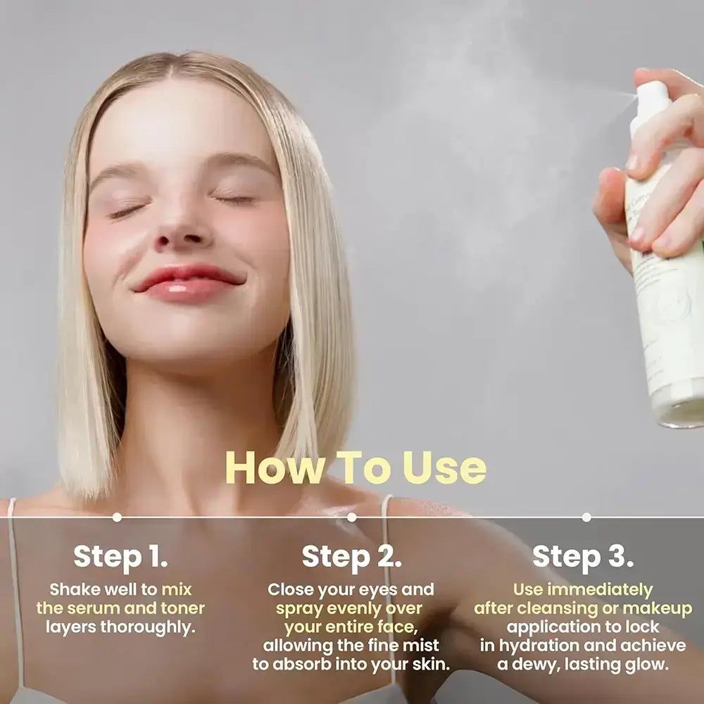 Flacone di toner Axis-Y Dark Spot Correcting Glow con erogatore a pompa.
