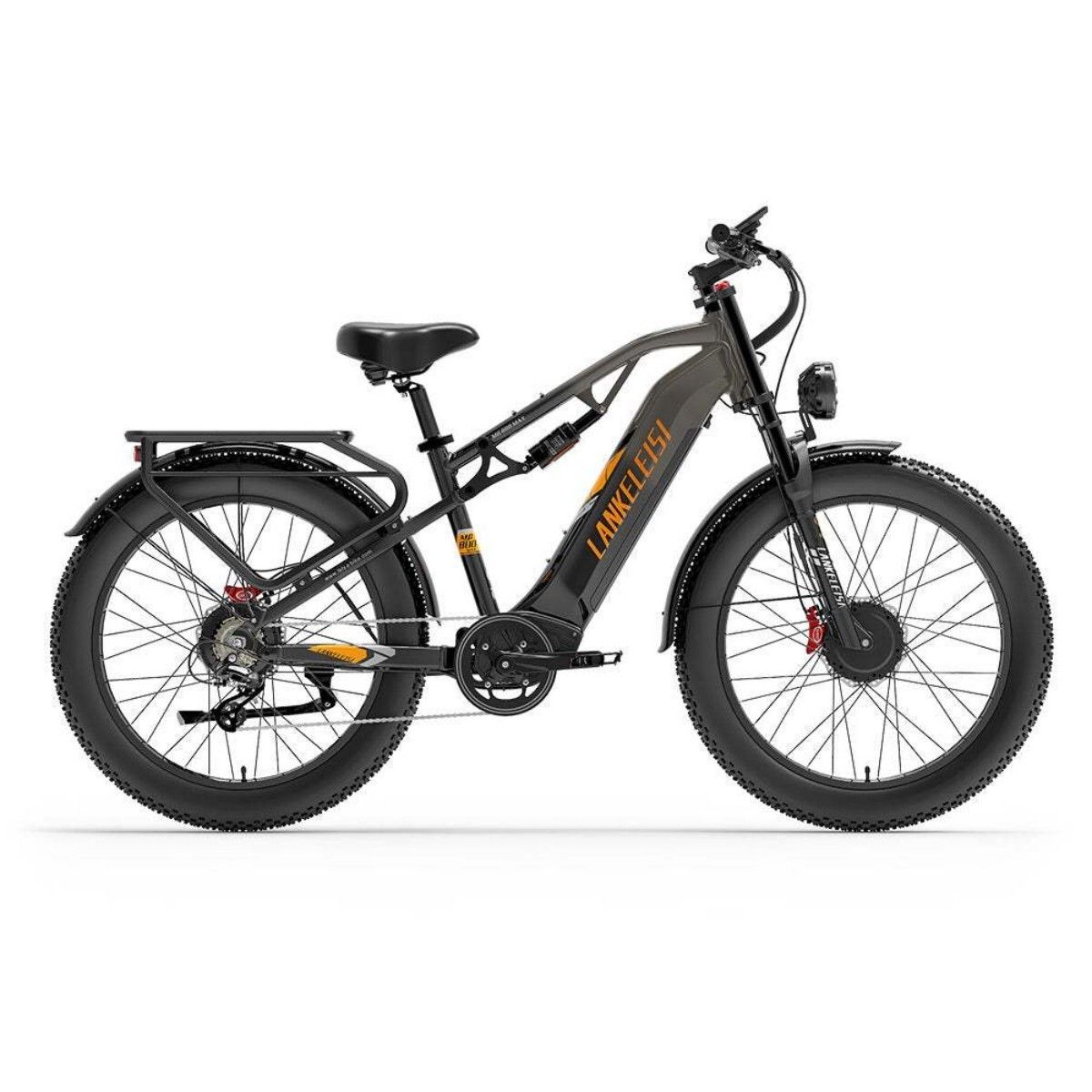 Bicicletta elettrica LANKELEISI MG800MAX con doppio motore e batteria da 48 V 20 Ah