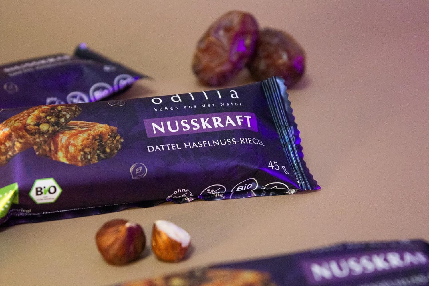 odilia Nusskraft Barretta biologica ai datteri e nocciole