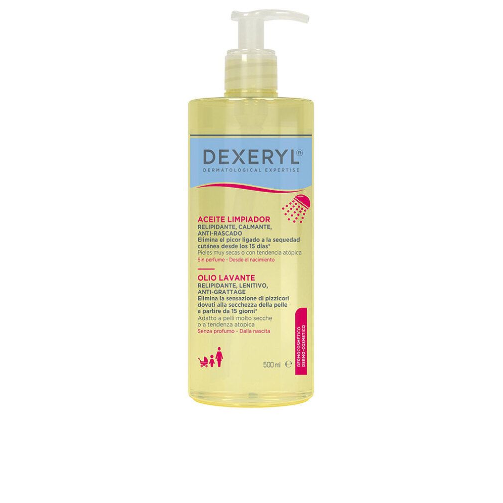 Olio lavante Dexeryl in flacone con pompa, 500ml.
