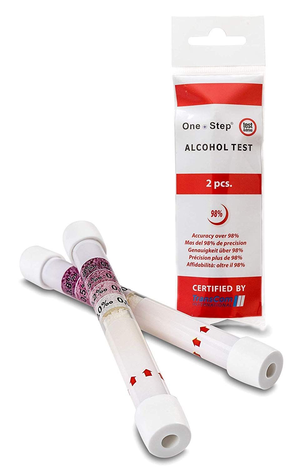 One+Step Etilometro/Etilometro a livello dell'EU approvato - kit di test di respiro alcol