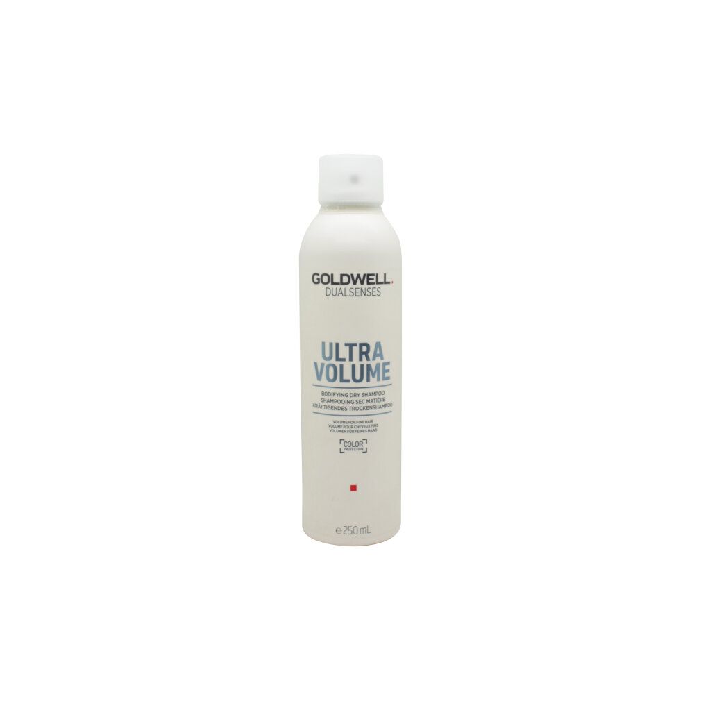 Shampoo secco Goldwell Dualsenses Ultra Volume in flacone bianco, 250ml.