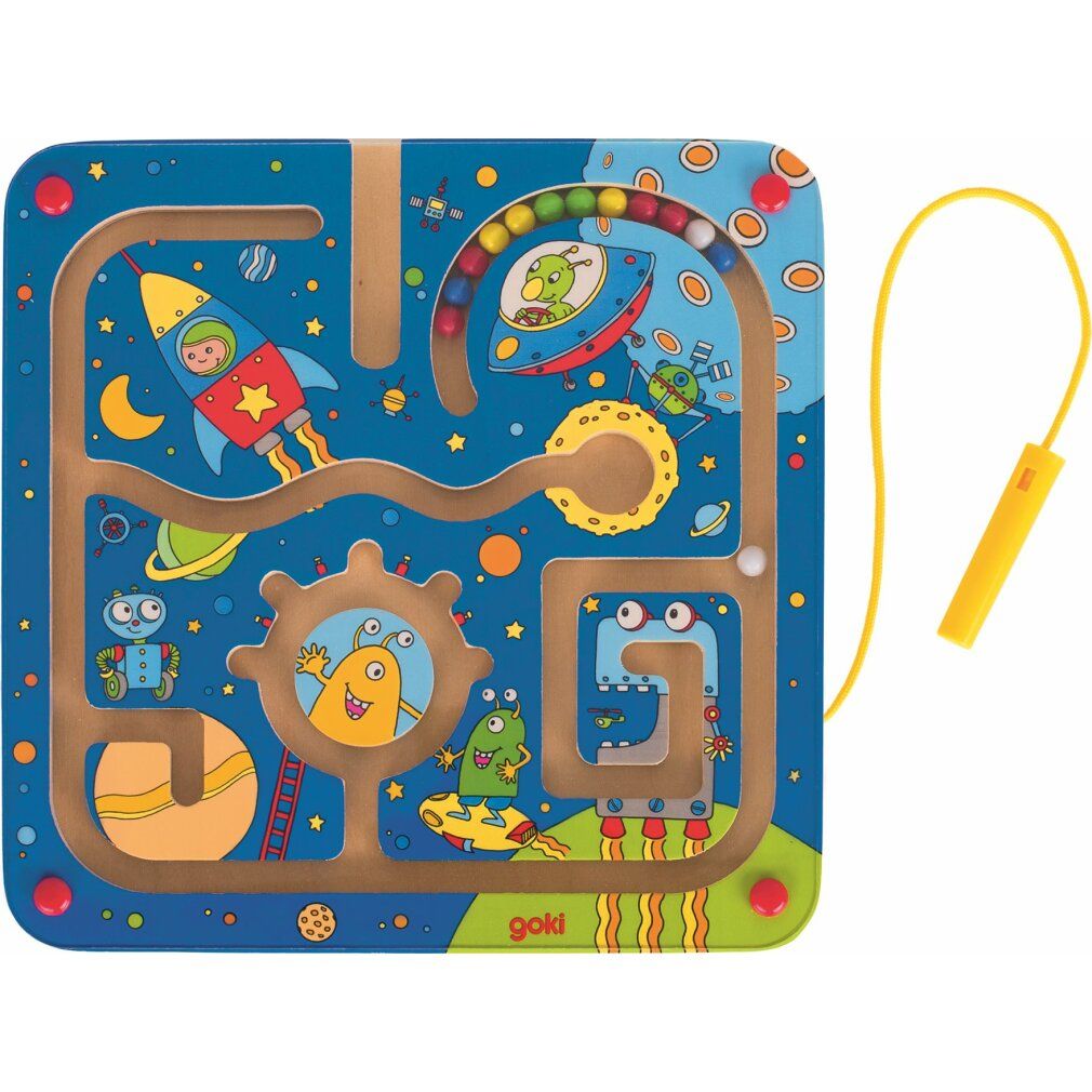 Universo labirinto magnetico in legno goki