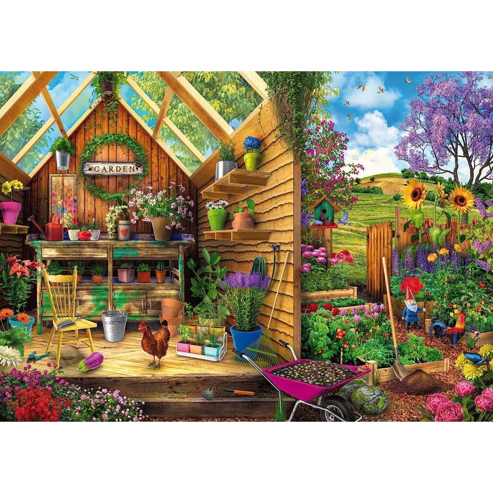 Puzzle ravensburger Gardener's Haven extra 300 pezzi