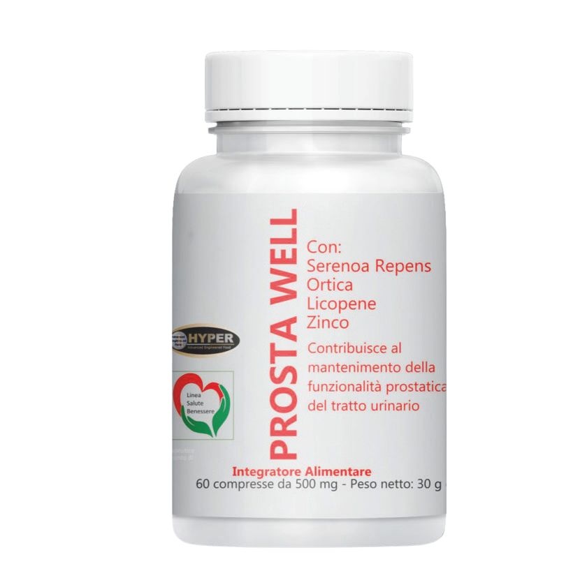 HYPER Prosta Well Serenoa Repens per il Benessere della Prostata e delle Vie Urinarie