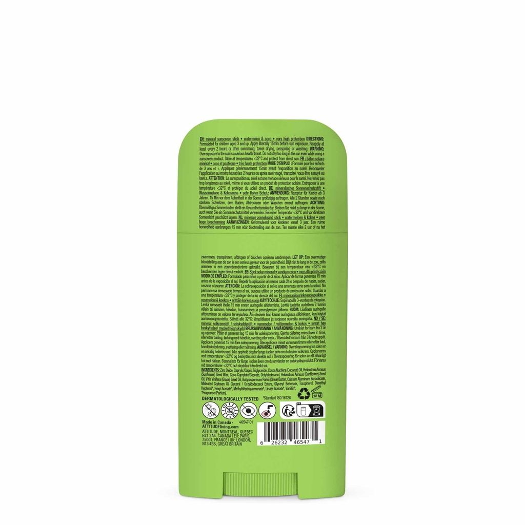 Stick Solare Minerale Viso e Corpo - Bambini - SPF 50 - anguria e cocco