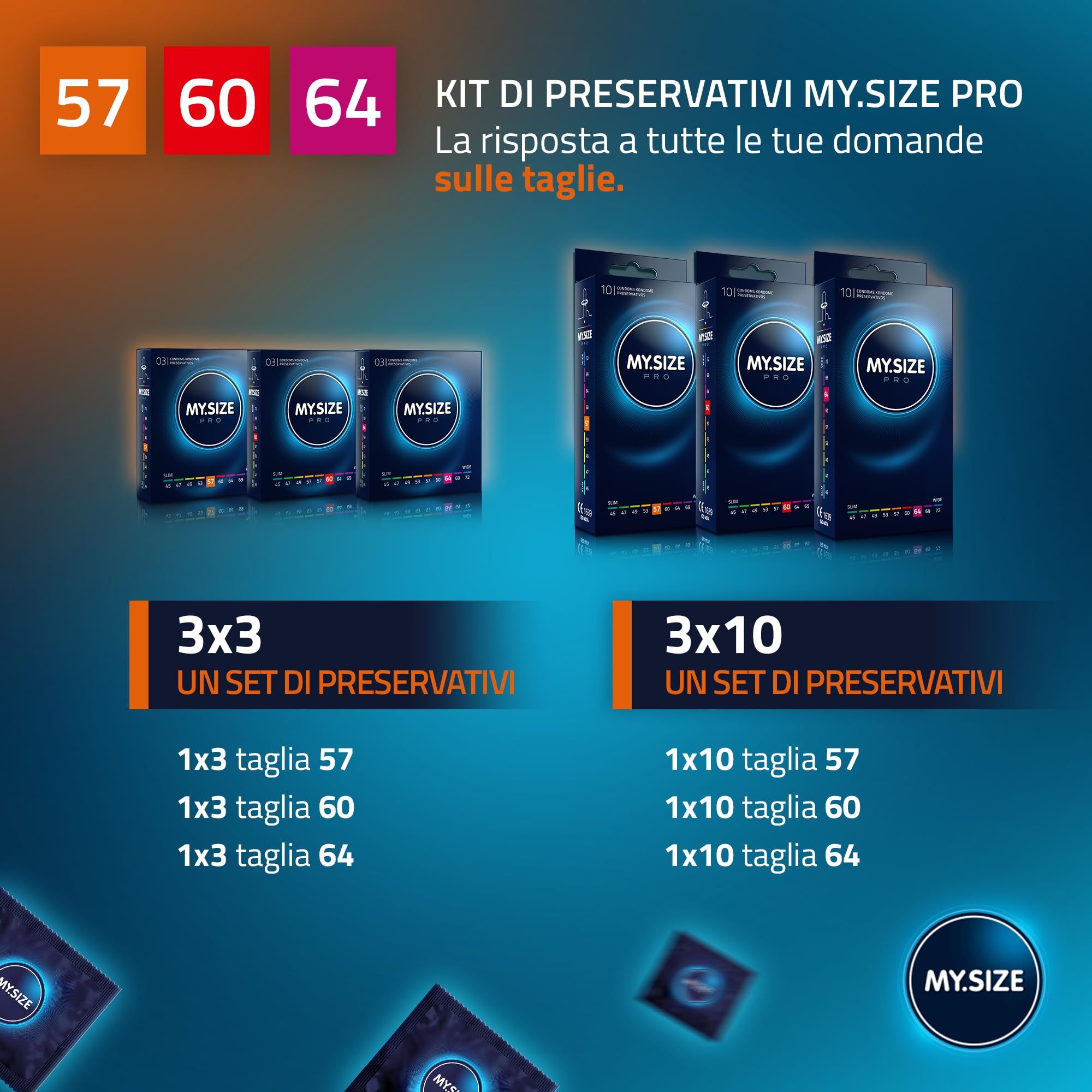 MY.SIZE PRO ELITE Set Preservativi