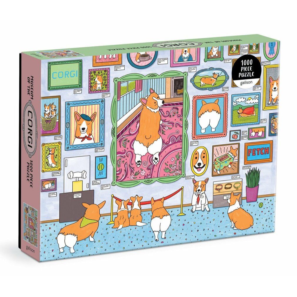 galison Museo Corgi puzzle 1000 pezzi