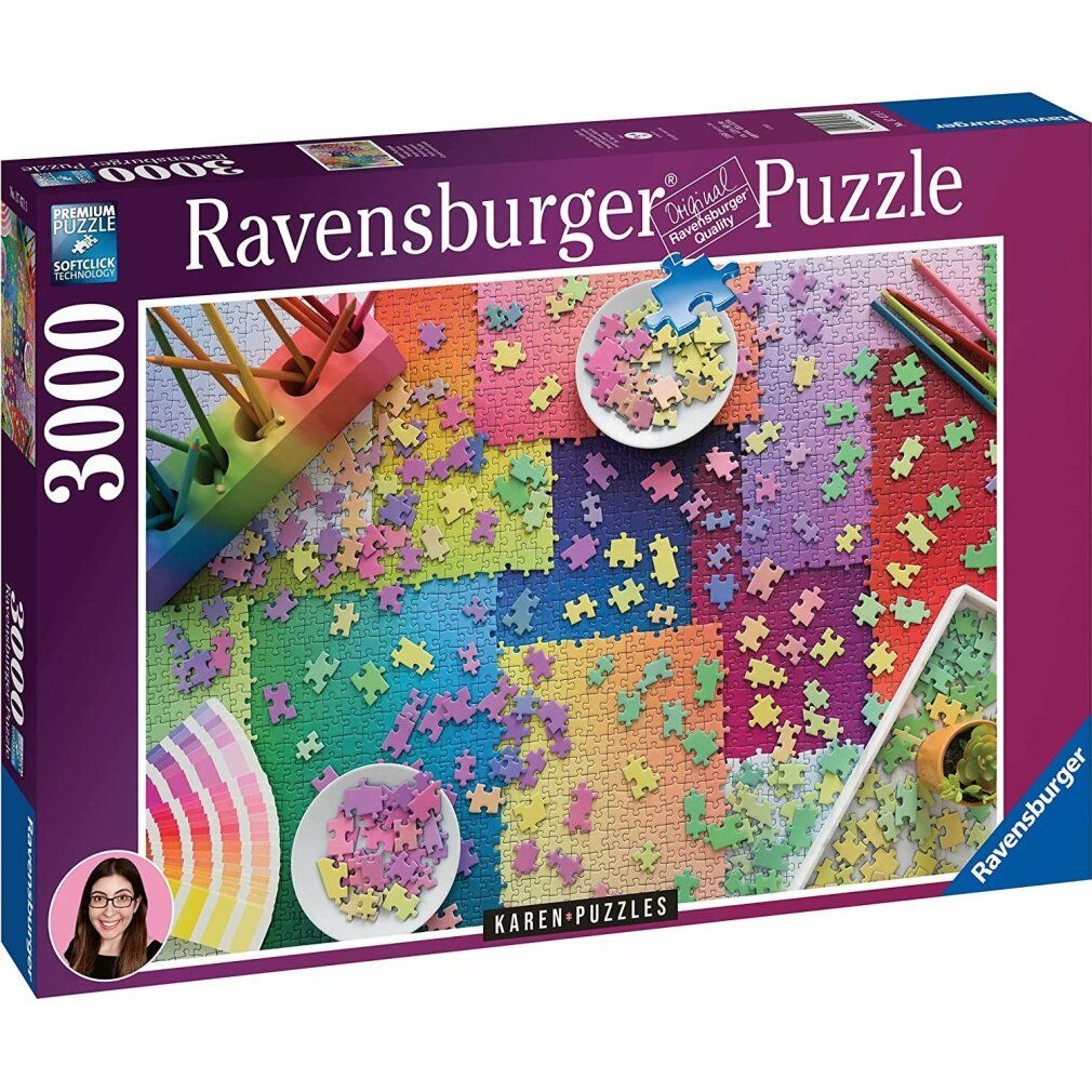 Puzzle di ravensburger Karen: Puzzle su puzzle 3000 pezzi
