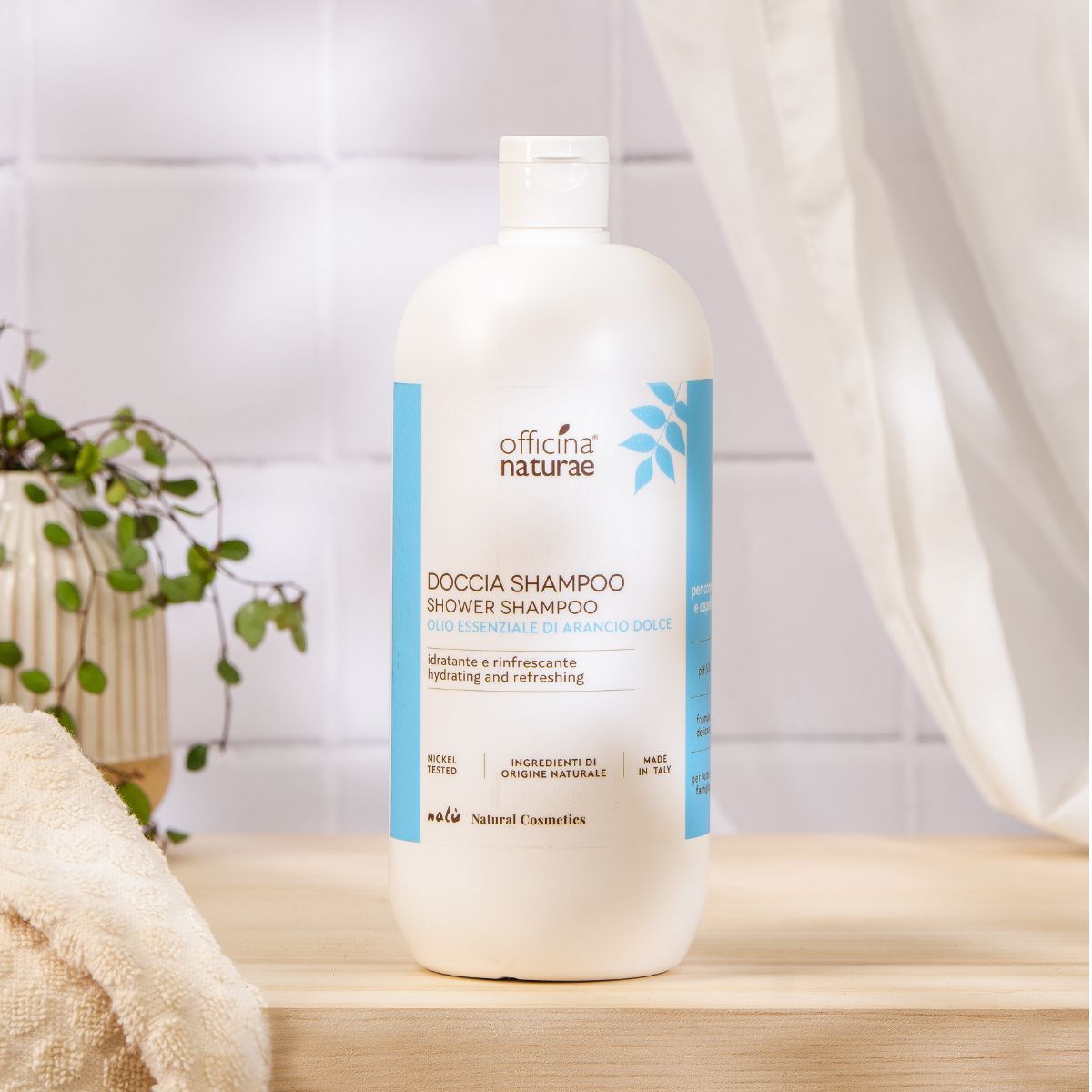 Officina Naturae Doccia Shampoo Olio essenziale di Arancio Dolce 1000