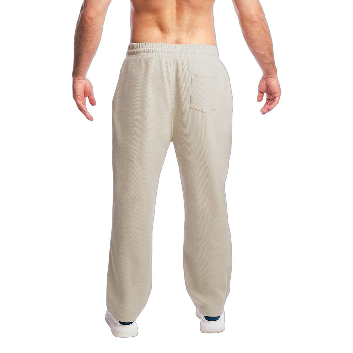 GymBeam Joggers uomo oversize con gamba larga e coulisse Aura Grey