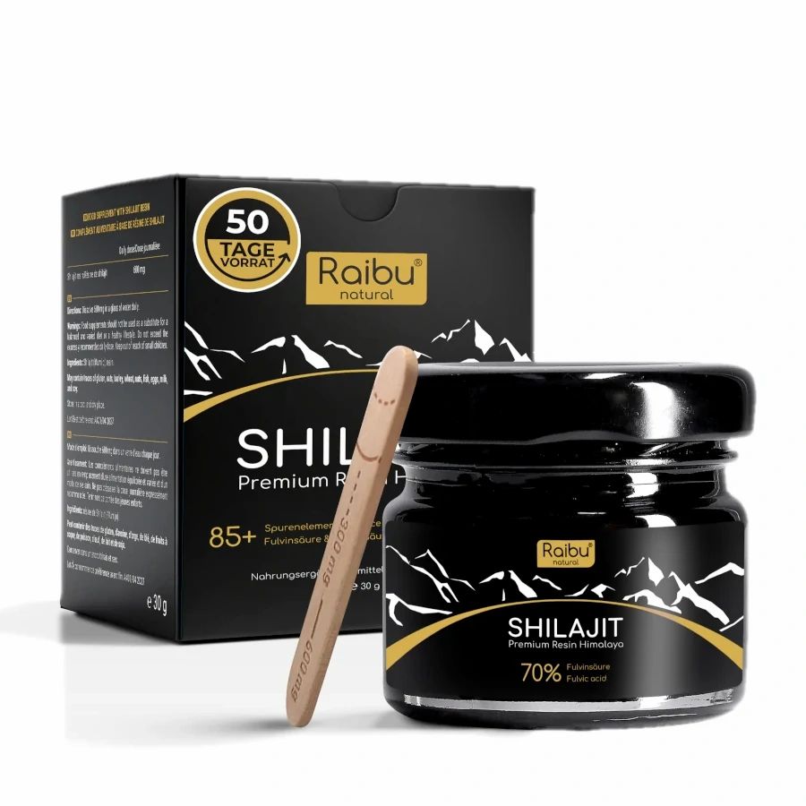 RAIBU Shilajit Himalayano Puro – Resina ad Alta Potenza