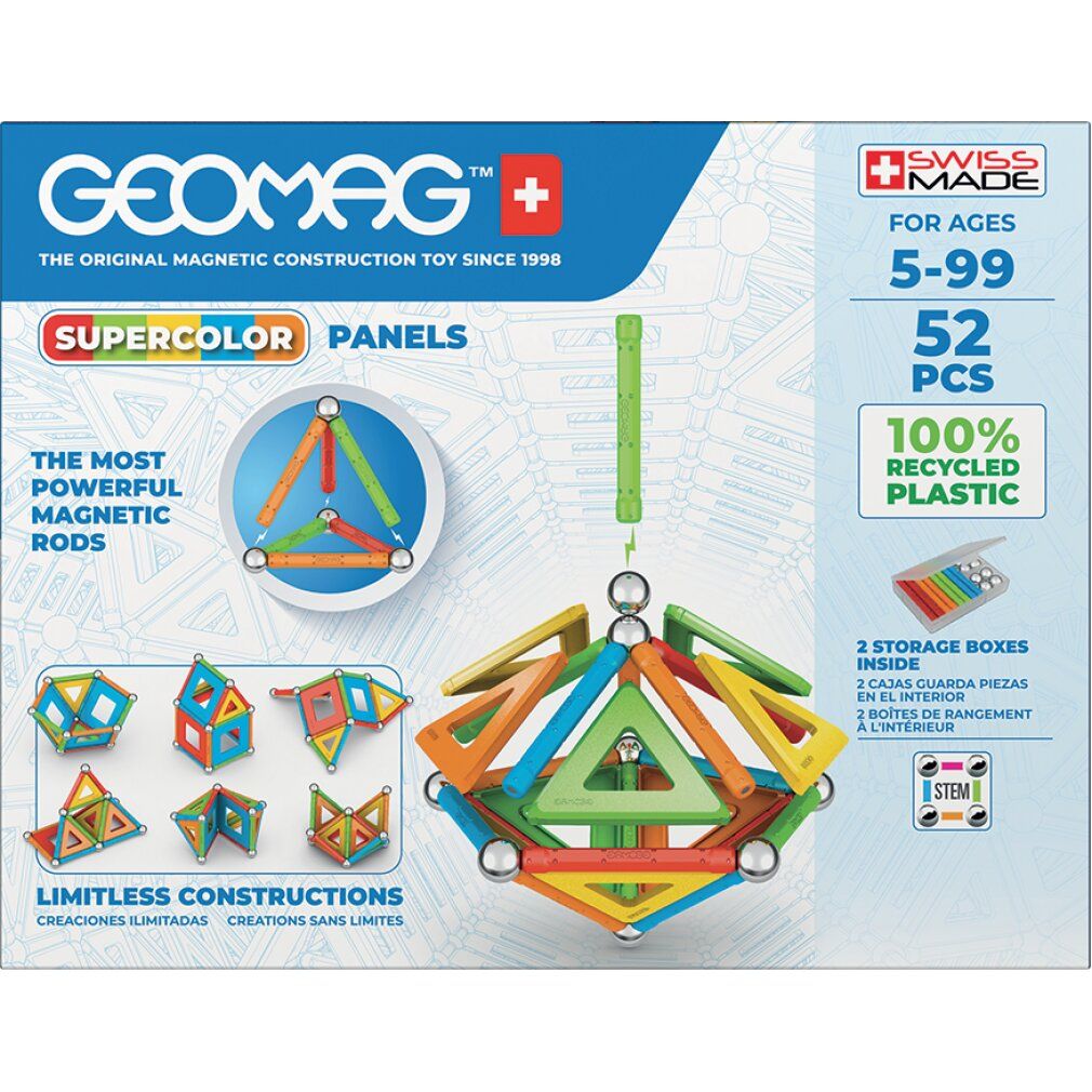 geomag Pannelli Supercolor riciclati 52T