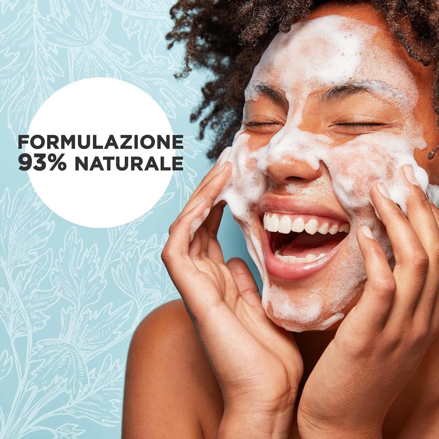 Essenze.me Mousse Detergente Viso Schiuma Delicata con Acido Ialuronico Rucola e Fico d’India 150ml