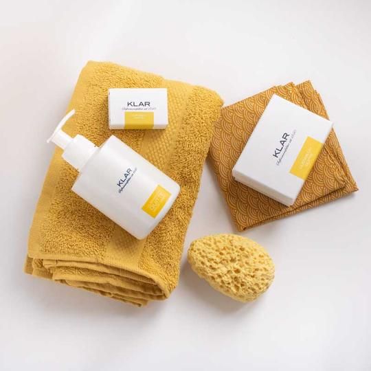 Klar-Seifen - Sapone per la cura del latte di giglio e mela cotogna (senza olio di palma)