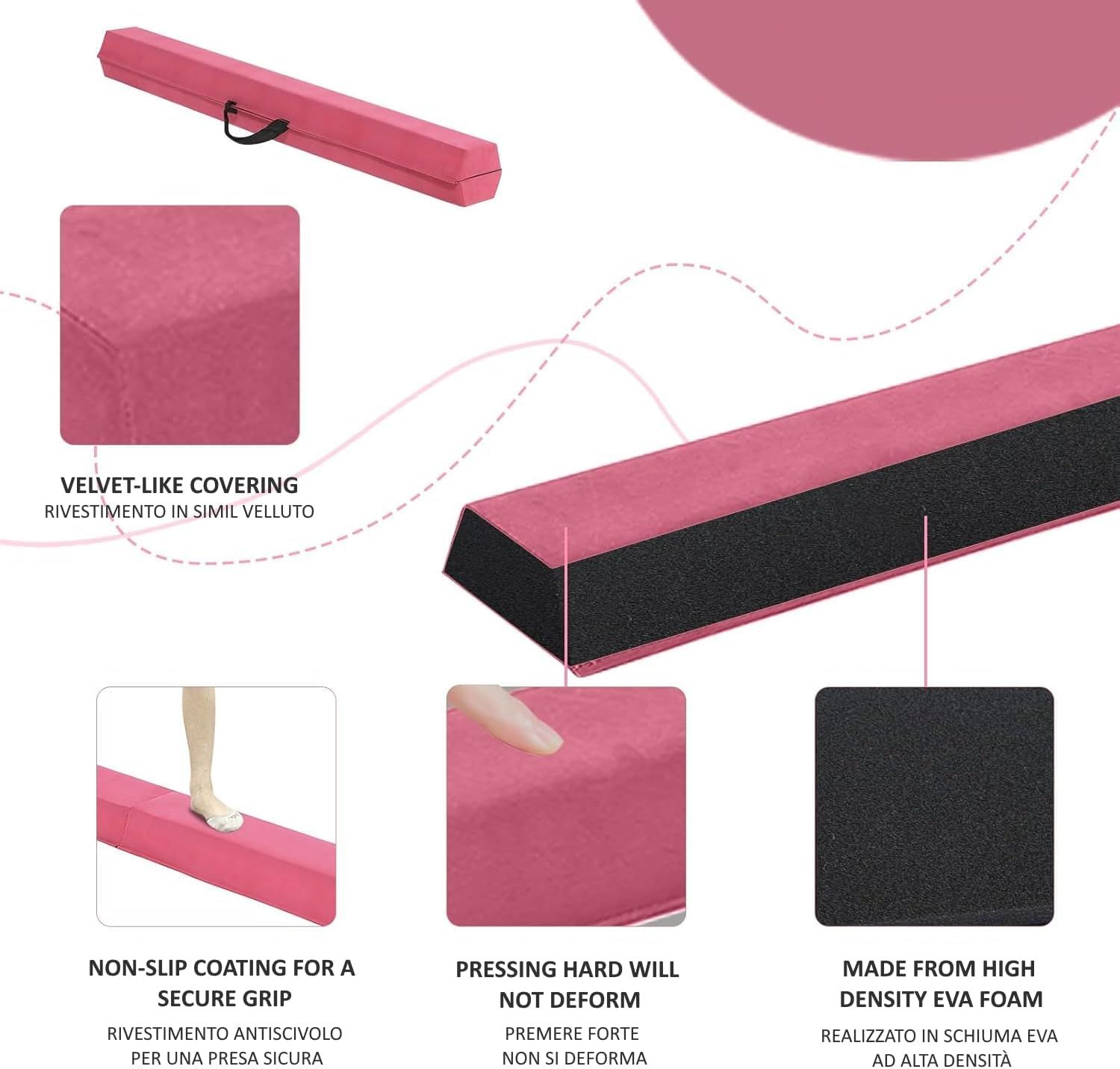 Trave Ginnastica Artistica per Casa Trave di Equilibrio