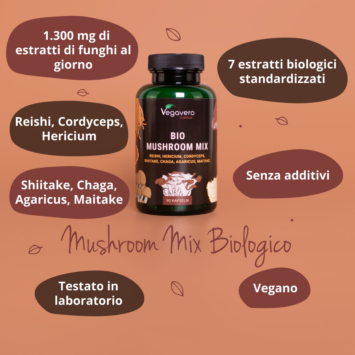 VEGAVERO Mushroom Mix BIO Complex