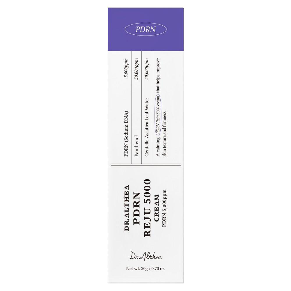 Scatola pieghevole per crema Dr.Althea PDRN Reju 5000.