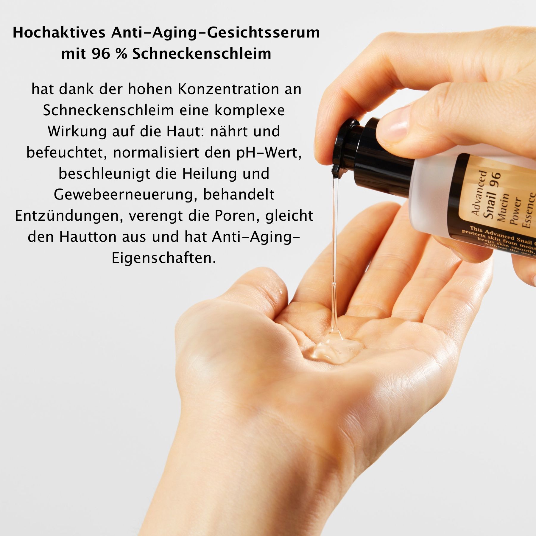 COSRX Advanced Essenza 96  Siero viso anti-età Bava di lumaca Hyaluron di mucina di lumaca
