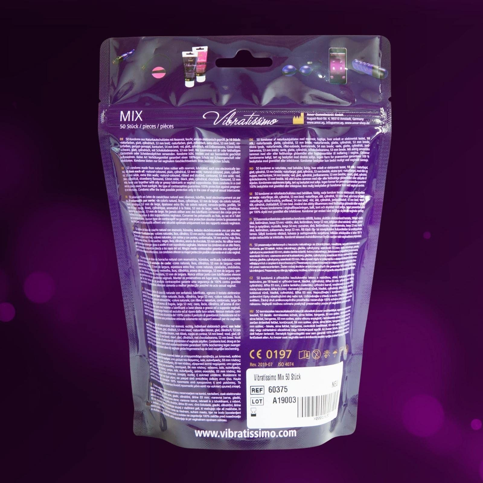 Vibratissimo Preservativi Mix 53mm