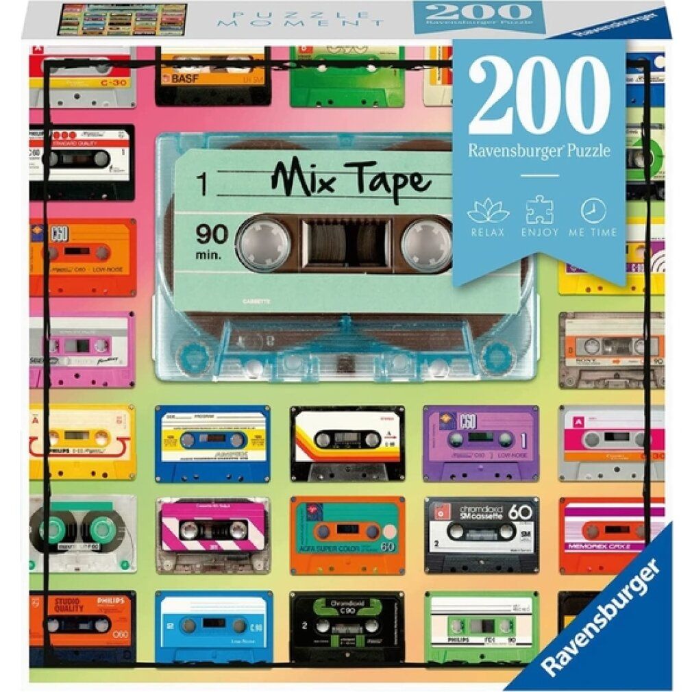 Momento puzzle ravensburger: audiocassetta 200 pezzi