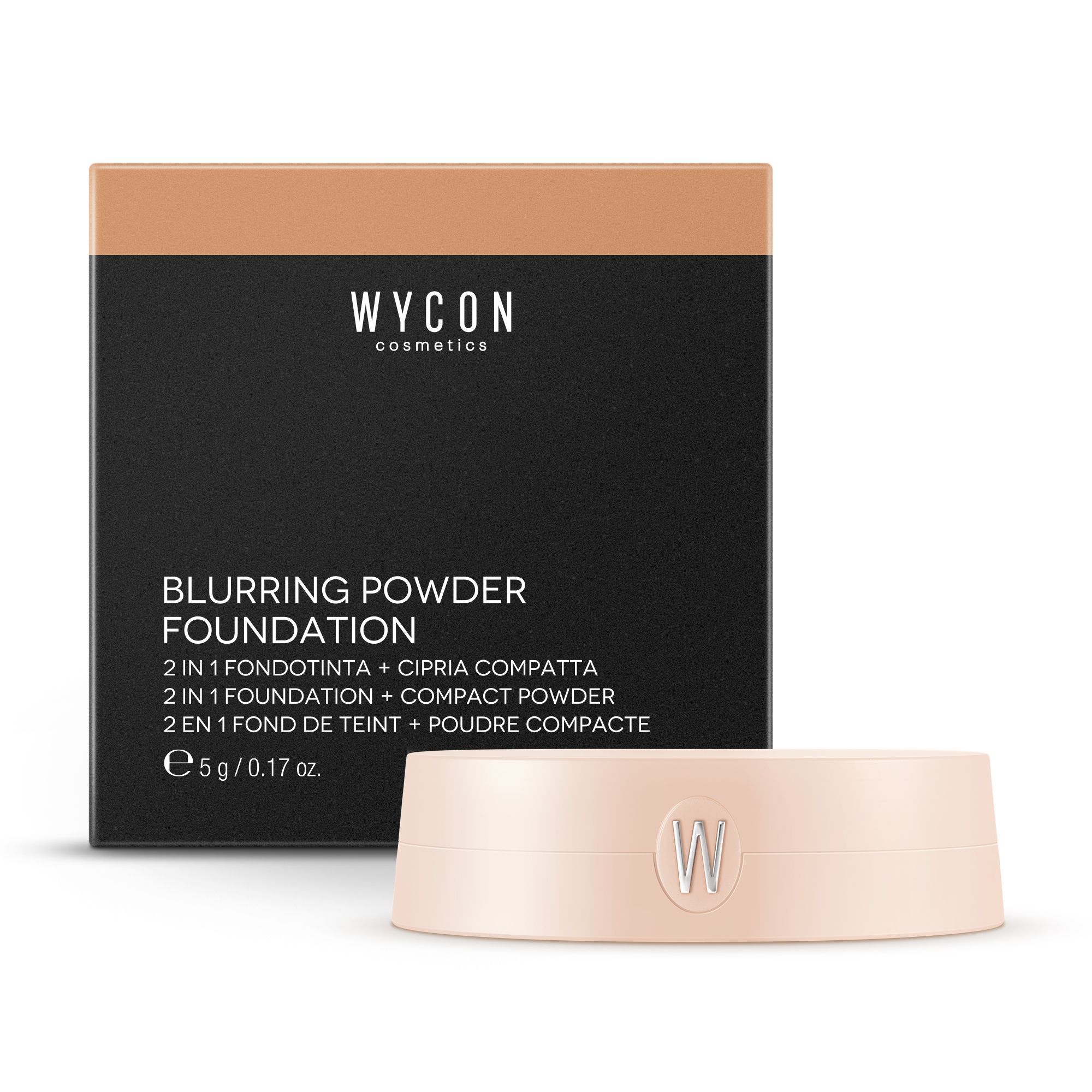 WYCON cosmetics blurring powder 15 light caramel