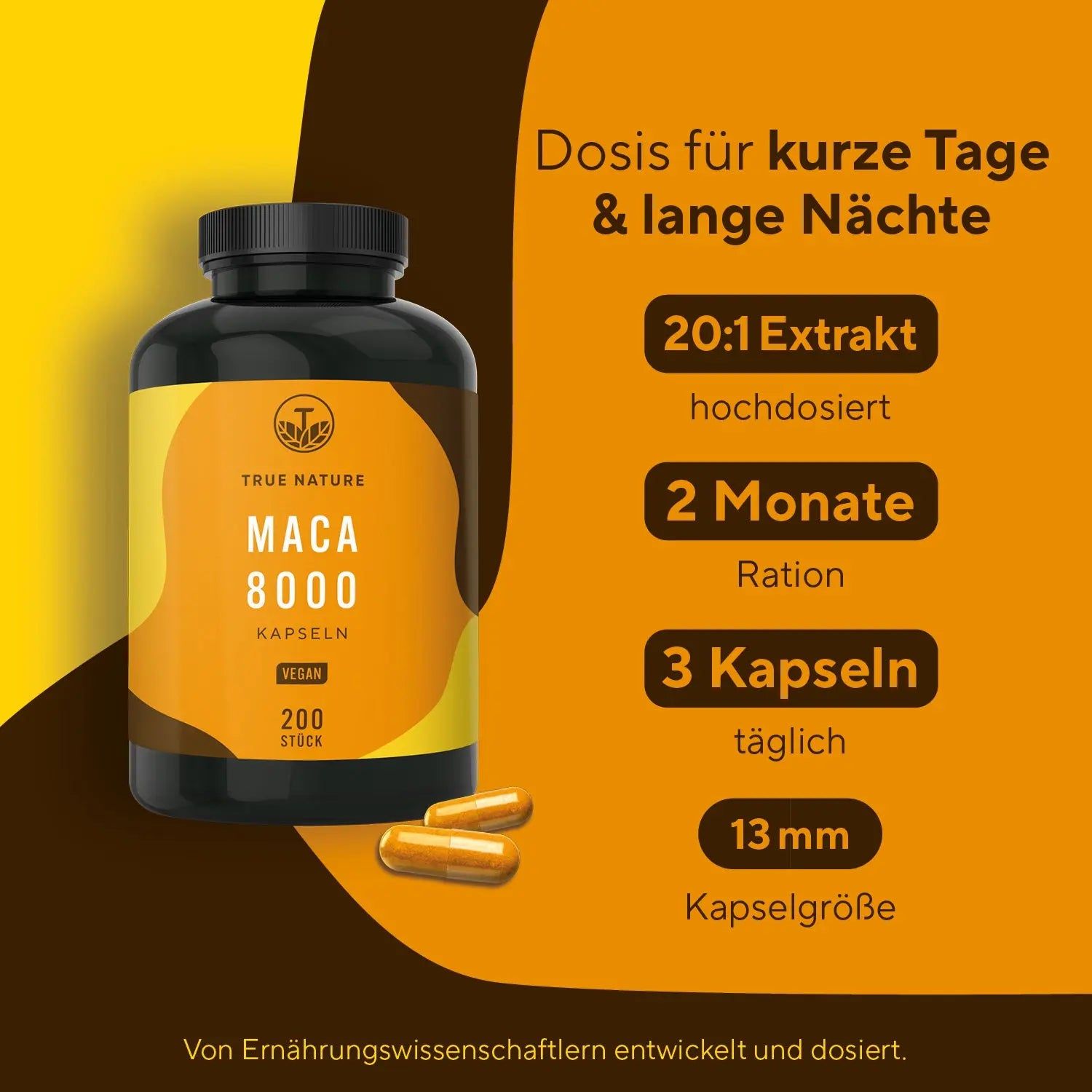 TRUE NATURE® Maca 8000 Gold Capsule