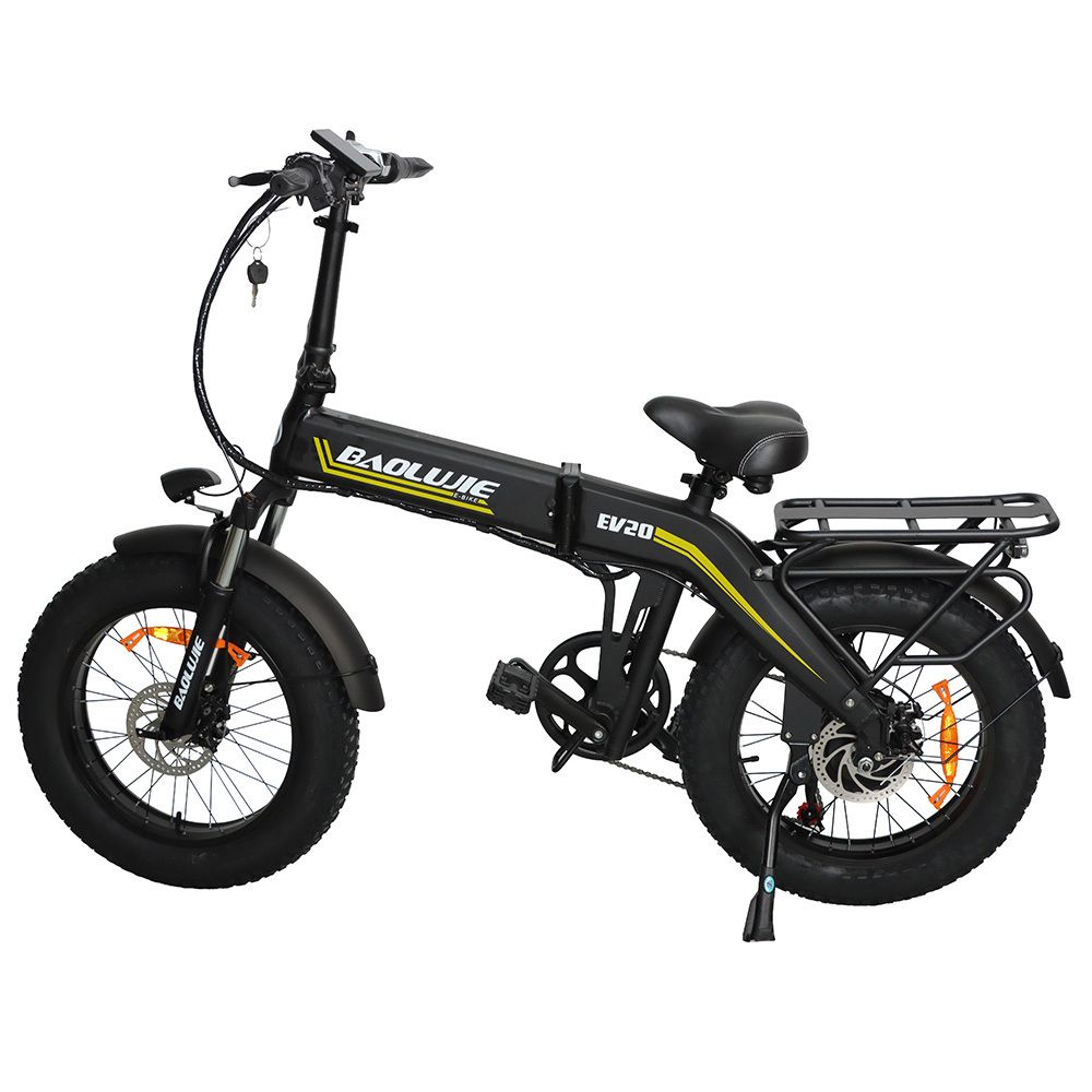 BAOLUJIE D7 Bicicletta elettrica pieghevole, batteria da 48 V 16 Ah