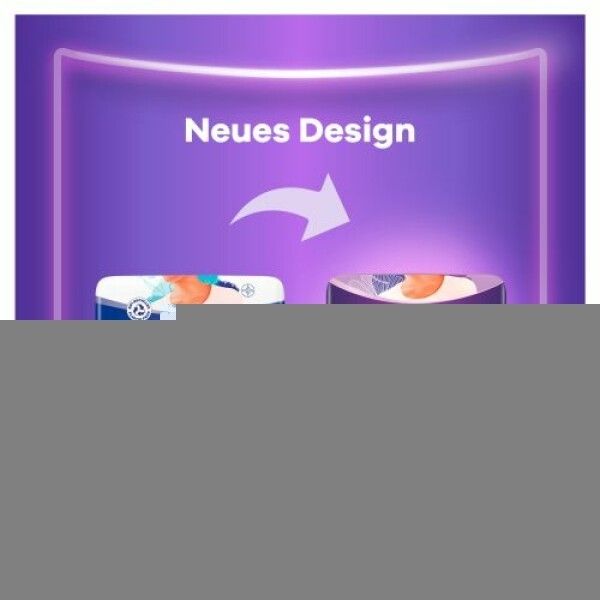 Confronto confezioni Always Discreet. Nuovo design. Immagine del prodotto.