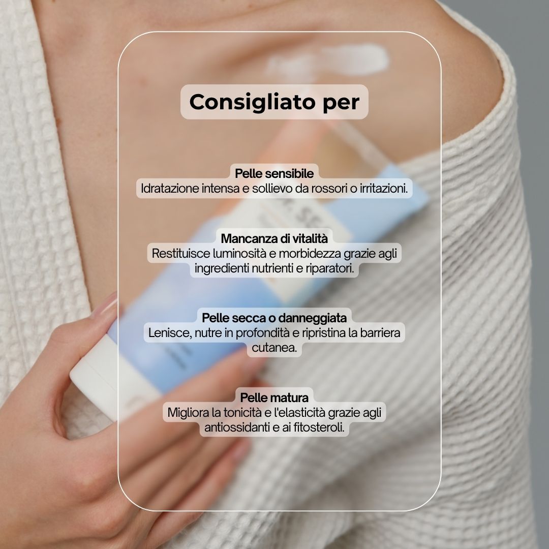 Consigliato per: Pelle secca, matura, sensibile. Tubo "Dr. SEA".