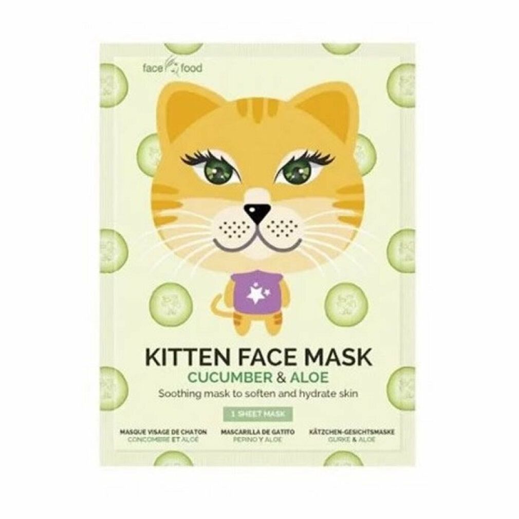 Maschera facciale in tessuto - Cetriolo e aloe Cat