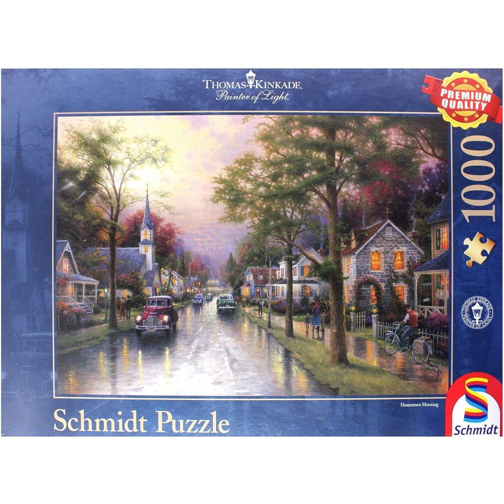schmidt Puzzle Mattina nella città natale 1000 pezzi